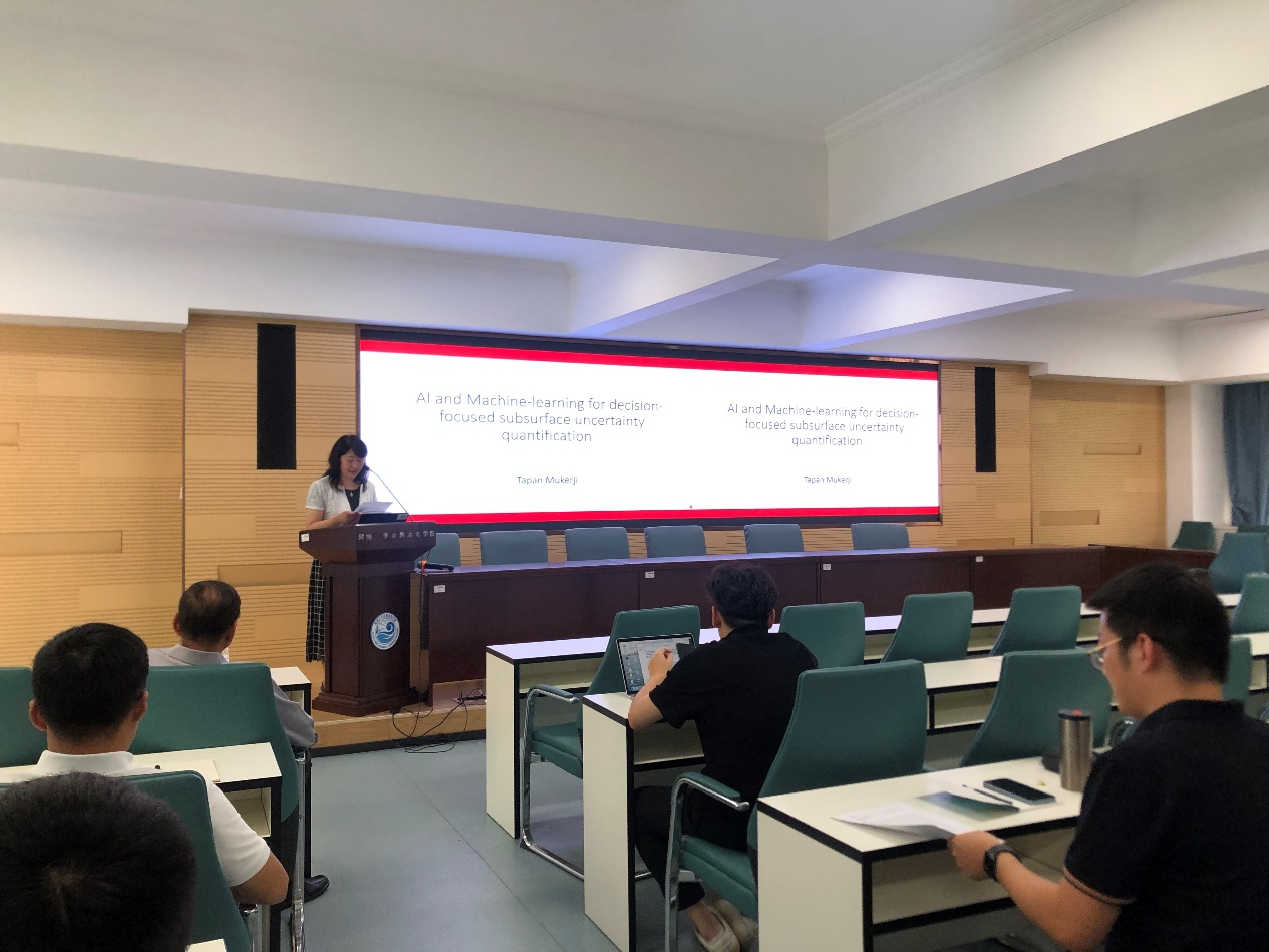 学术报告会|博彩网站举办美国斯坦福大学Tapan Mukerji教授学术报告会